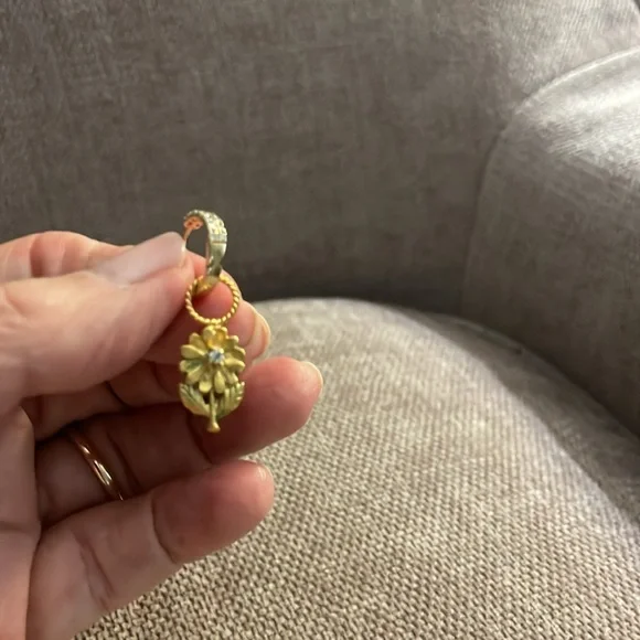 Five pairs of earring charms for hoop earrings - Picture 9 of 13